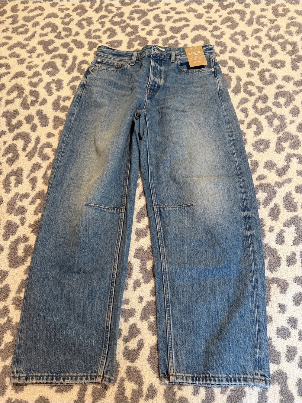 Madewell Women’s The Darted Barrel-Leg Jean
